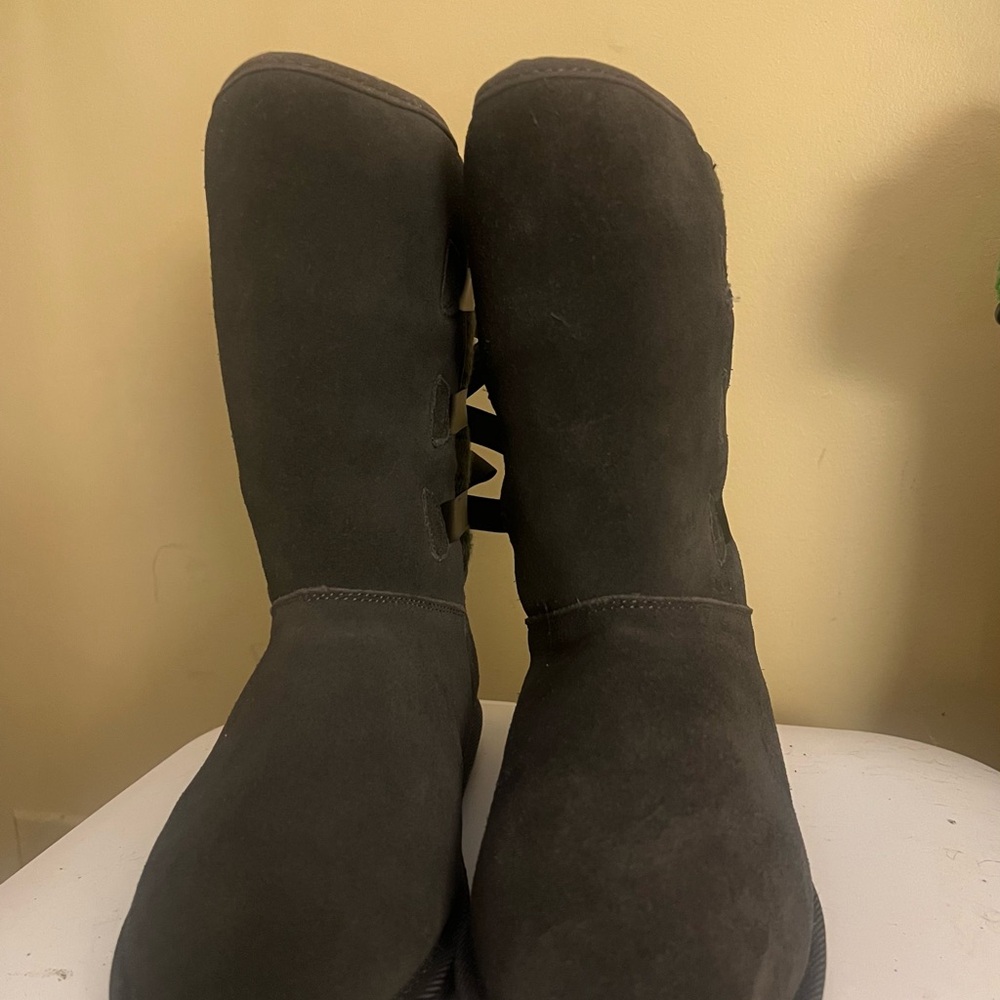 Black Suede Boots